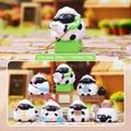 Collection of seven cute sheep resin figurines for blind box desktop decoration - Set of 6 - Full Box / Workplace Daily Series (0012-5)