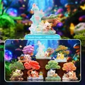 Cute nine-tailed fox blind box figurines set 6 regular plus 1 hidden style kitsune - Set of 6 - Full Box / Ancient Spirit Tree Nine-Tailed Fox (A179)