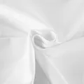 Close-up detail of smooth white twill fabric texture for windbreaker coat - S / Tops / White