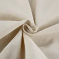 Close-up of natural beige linen fabric texture showing elegant drape and weave details - S / Dress (LYQ4301) / Khaki