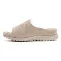 Chanclas informales de punto beige para mujer con una suela de plataforma gruesa - 35 / Albaricoque