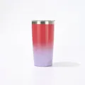 20oz stainless steel vacuum insulated tumbler with red and purple gradient finish - 20oz / Reddish Purple