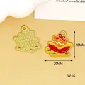 Detailansicht eines 20mm Weihnachts-Schlittenanhängers mit Maß- und Gewichtsangaben - Weihnachtsschlitten