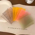 Gekleurde haarstickers voor het fixeren van pony en losse haren op een stoffen ondergrond. - 5 Stuks / Roze, Geel, Groen, Grijs, Perzikroze