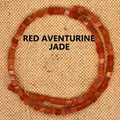 Natuurlijke rode vierkante 4x4x4mm halfedelsteen kralen voor DIY sieraden maken - Rode Aventurijn / Ongeveer 40 Stuks (4x4x4mm) / Roodbruin