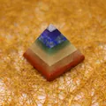 Piramide in cristallo naturale multistrato per meditazione e guarigione dei chakra - Piramide 20*20 / 20x20x20mm