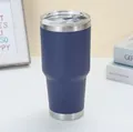 Vaso térmico de acero inoxidable azul oscuro de 30oz para el coche y viajes al aire libre - Azul marino