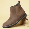 Botas Chelsea clásicas para hombre en color marrón con suela antideslizante - 39 / Marrón