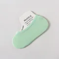 Soft light green no-show socks with low cut design for ultimate women's comfort - One Size / Green (Women's Summer Thin Style)
