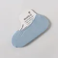 Breathable light blue no-show socks for low-cut shoes and loafers in summer - One Size / Women's Summer Thin Style / Blue