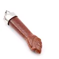 Hand-shaped goldstone palm pendant with sparkling copper inclusions - Gold Sandstone