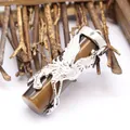 Vintage tiger's eye stone pillar pendant featuring a detailed silver phoenix wrap design - Phoenix Style / Tiger's Eye
