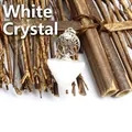 Natural white crystal Tree of Life pendulum pendant with a unique conical stone design - Tree of Life Style / White Crystal