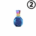 Premium blue electroplated natural agate gemstone perfume bottle pendant necklace style 2 - Royal Blue Faceted Aromatherapy Bottle (aljylx1444) / Style 2