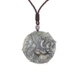 Exquisite natural labradorite crystal pendant with hand-carved pegasus design and blue flash. - Style 1-Pegasus