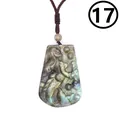 Exquisite hand-carved natural labradorite mermaid pendant with vibrant blue labradorescence - Style 17-Mermaid