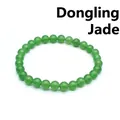 Natural 6mm green aventurine jade round bead bracelet for women - 6mm / Aventurine Jade