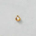 Exquisite gold-plated stainless steel shell pendant featuring a white bead for DIY jewelry - Artificial Pearl Conch (Pendant Only) (D179-2)