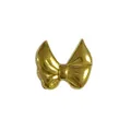 Ciondolo a fiocco in acciaio inossidabile placcato oro per collane e orecchini fai da te. - 3D Bow Style (HY-339) / Oro