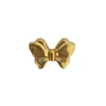 Ciondolo a farfalla in acciaio inossidabile placcato oro lucido per creazione gioielli fai da te - Butterfly Style (HY-223) / Oro
