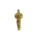 Elegante ciondolo a corona in acciaio inossidabile dorato per gioielli fai-da-te fatti - Crown Cross Style (HY-60) / Oro
