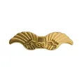 Elegante ciondolo ad ala in acciaio inossidabile dorato per gioielli fai-da-te unici - Wing Style (HY-230) / Oro