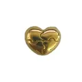 Vergoldeter Edelstahl Herzanhänger mit Puzzle-Design für die DIY-Schmuckherstellung - Puzzle-Textur Herz (HY-284) / Gold