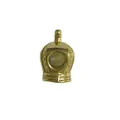 Elegant gold plated stainless steel crown spacer bead for DIY jewelry necklace making - HY-40
