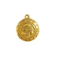 18K vergoldeter Edelstahl Horusauge Anhänger für DIY Schmuckherstellung Zubehör - Auge des Horus Stil (HY-972)