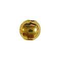 High-shine golden stainless steel round spacer bead for DIY jewelry making accessories - Round Barrel Bead (HY-355)