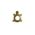 18K gold plated stainless steel turtle pendant charm for DIY jewelry making accessories - Turtle Style (HY-190)