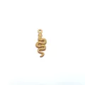 18K gold plated stainless steel snake charm pendant for DIY jewelry accessory crafting - Snake Style (HY-574)