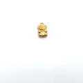 Eleganter süßer goldener bärenförmiger Anhänger aus 18 Karat vergoldetem Edelstahl - Bär (HY-555) / 1 Stück (12.8x8.45x4.3mm) / Gold