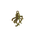 Golden octopus animal series pendant accessory made of 18K gold plated stainless steel - Octopus Style (HY-991) / Gold