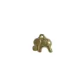 18K gold plated stainless steel elephant charm pendant for DIY handmade jewelry crafts - Elephant Style (HY-857) / Gold