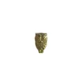 Gold owl shaped charm pendant made of 18K gold plated stainless steel for DIY jewelry - Owl Style (HY-92) / Gold