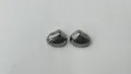 High-quality silver stainless steel seashell pendants for DIY jewelry making designs - 10.4x8.35x5.8mm