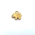 Elegant 18K gold plated stainless steel elephant charm for DIY jewelry and accessory making - Small Elephant Style (HY-564) / Gold