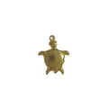 Exquisite 18K gold plated stainless steel sea turtle pendant for DIY jewelry making - Turtle Style (HY-1012) / Gold