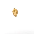 18K gold plated stainless steel grape bunch charm pendant for DIY handmade jewelry - 1 Piece (21.7x12.4x4mm)