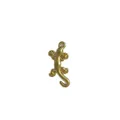 Golden 18K gold plated stainless steel gecko lizard animal pendant for DIY jewelry accessories - Gecko Style (HY-850) / Gold