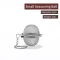 Piccolo infusore per spezie in rete di acciaio inox con catena diametro 5cm e 14g peso - Taglia S / 5CM di diametro