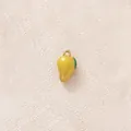Ciondolo a forma di mango in acciaio inossidabile placcato oro per la creazione di gioielli - Mango