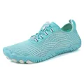 Escarpines azul aqua de secado rápido para surf y deportes de playa con suela antideslizante - 36 / Azul claro (H01)