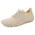 Zapatos de agua beige de secado rápido con diseño de olas y suela de goma antideslizante - 36 / Albaricoque (H01)