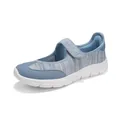 Zapatos Mary Jane casuales azul claro con malla transpirable y suela de EVA - 35 / Azul Luna