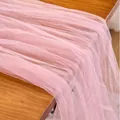 Eleganter rosa Soft-Tüll-Stoff für Hochzeitsbögen und Party-Hintergrunddekoration - 75x180cm / Dunkelrosa