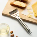Professional stainless steel 2-in-1 cheese slicer and herb stripper kitchen tool - 304 Stainless Steel Cheese Grater (A00051)