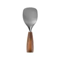 Self-standing pure titanium rice paddle with an ergonomic acacia wood handle - Rice Spoon
