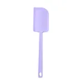 Heat resistant lavender purple integrated silicone baking spatula for cream and jam mixing - Purple